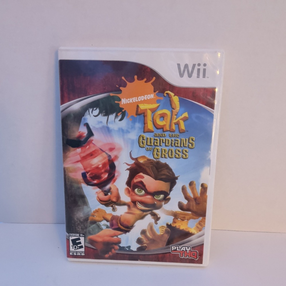 Tak and the Guardians of Gross Nintendo Wii Nickelodeon THQ CIB 2008 RVL-P-ROGE